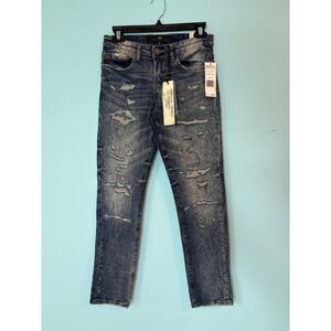 Jordan Craig Legacy Edition Boys 12 Distressed Skinny Blue Jeans NEW Rock Grunge